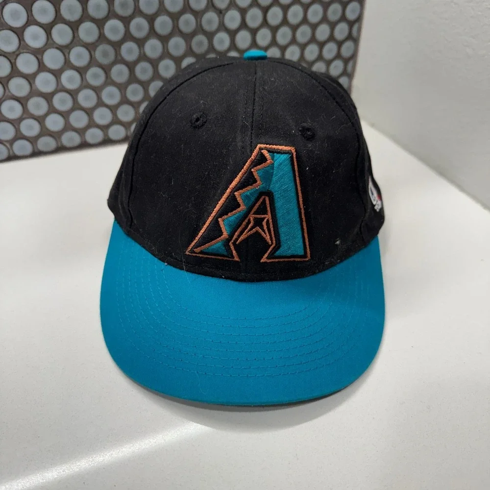 Arizona Diamondbacks Hat Cap Strapback‎ Boys Youth Black Wool Diamond 90s